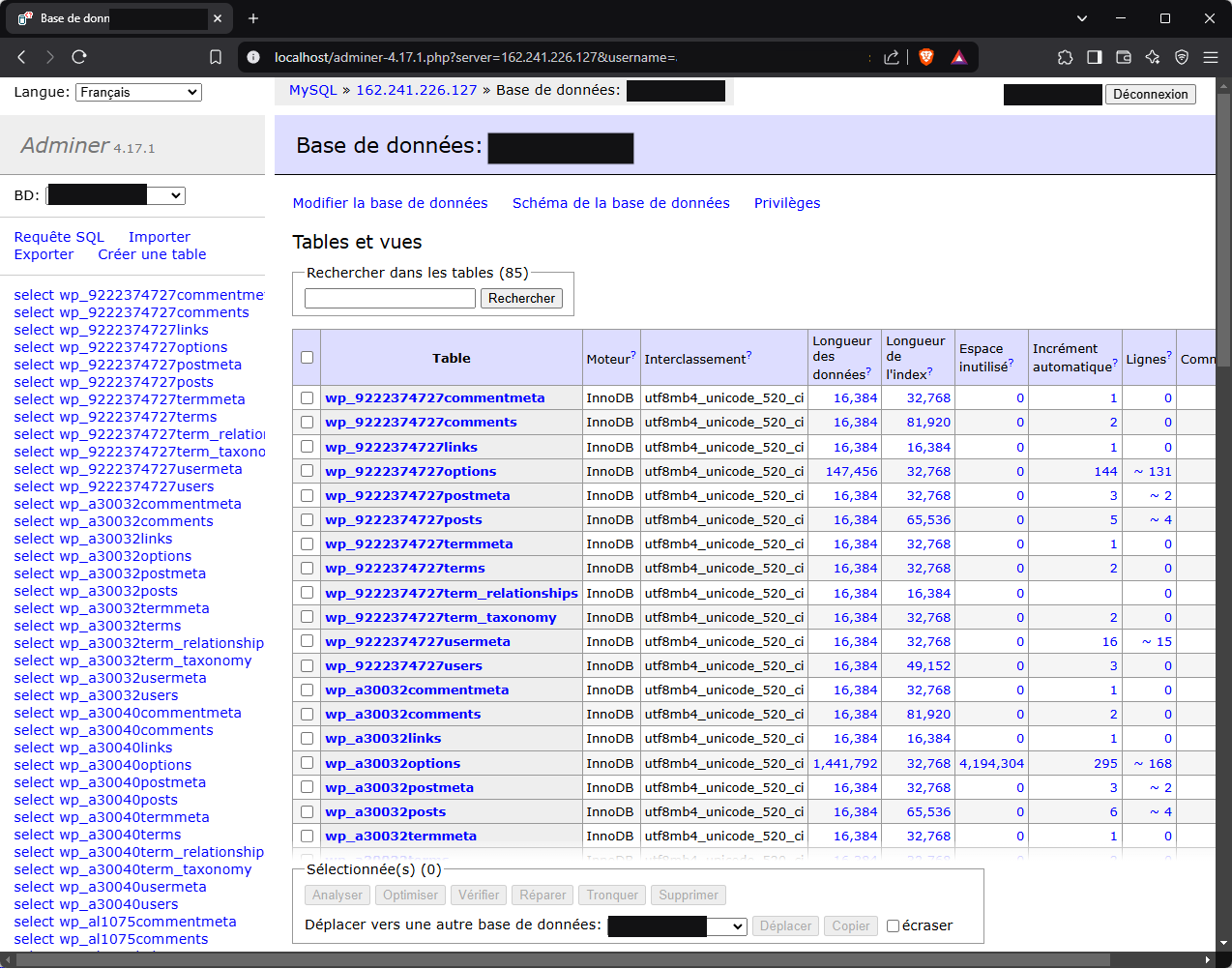 BDD WordPress
